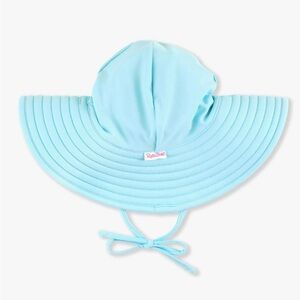 Ruffle Butts Tropical Breeze Sunhat Blue 3T-5